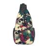 SSIMOO Floral Skulls Functional Outdoor Travel Hiking Backpack-Perfect For Cycling, Leisure And Outdoor Adventures view 1