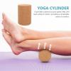 Sosoport Portable Cork Yoga Roller Fitness Accessory for Deep Tissue Massage Stretching and Non- Yoga Cylinder for view 2