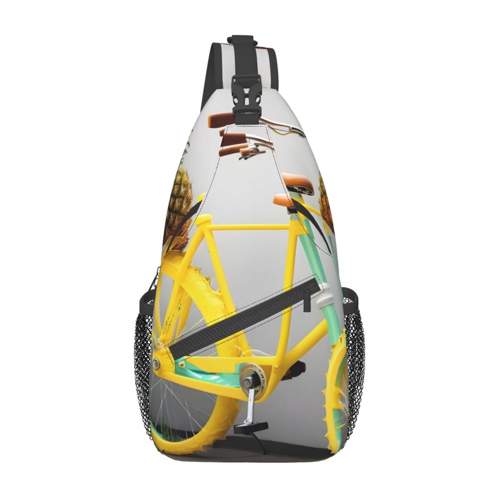 SSIMOO Pineapple Bike Functional Outdoor Travel Hiking Backpack-Perfect For Cycling, Leisure And Outdoor Adventures