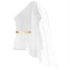 Shinsto Men's Mr. Toga Party Costume One Shoulder Ancient Greek Cosplay Roman Outfit F0065#White XX-Large view 4