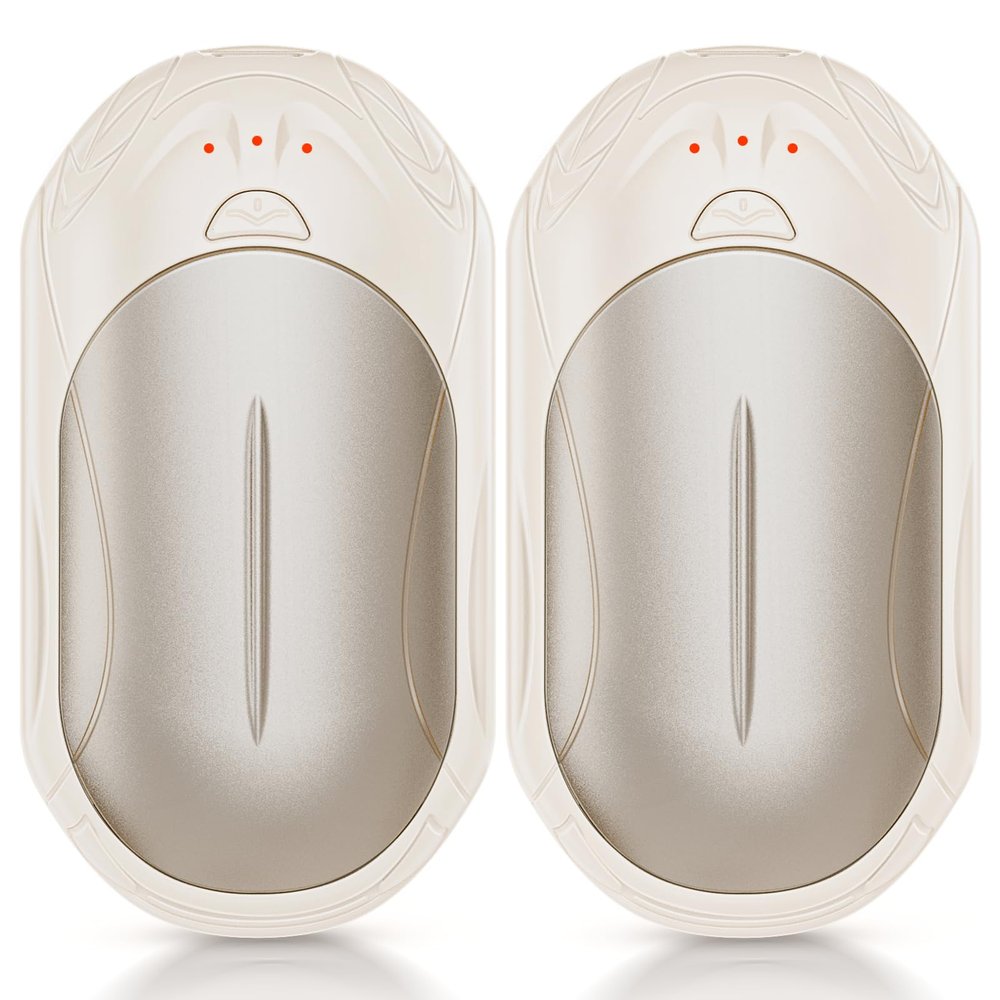 AI Hand Warmers Rechargeable 2 Pack, 20Hrs Long Safe Heat, AI Smart Chips Electric Hand Warmers, Portable Pocket Heater, Gifts for Christmas, Outdoor, Golf, Hunting, Camping Accessories