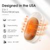 AI Hand Warmers Rechargeable 2 Pack, 20Hrs Long Safe Heat, AI Smart Chips Electric Hand Warmers, Portable Pocket Heater, Gifts for Christmas, Outdoor, Golf, Hunting, Camping Accessories view 2