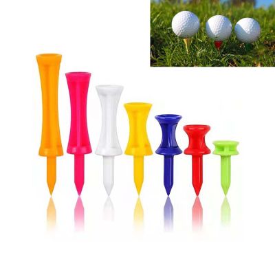70 Pcs Golf Tees,Golf Step Down Tees Value Multiple Colors Size Bulk,Plastic Unbreakable Tee 1",1 1/4",1 1/2", 1 3/4",2", 2 1/4", 2 3/4",Long Short 7 Colors Perfect Golf Gift for Men and Women