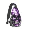 SSIMOO Purple Rose And Skull Functional Outdoor Travel Hiking Backpack-Perfect For Cycling, Leisure And Outdoor Adventures view 2