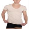 ALBERT KREUZ Invisible Organic Stretch Cotton Business Undershirt deep v-Neck 4XL Beige view 1
