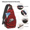 SSIMOO Flower Vortex Spiral Functional Outdoor Travel Hiking Backpack-Perfect For Cycling, Leisure And Outdoor Adventures view 4