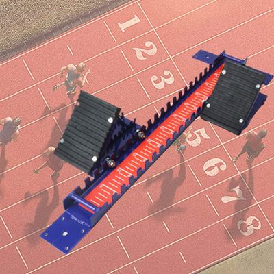 ELGADO Starting Block Easy to Carry, Adjustable Pedal, Track and Field Starting Block, Adjustable Design, Suitable for Daily Training