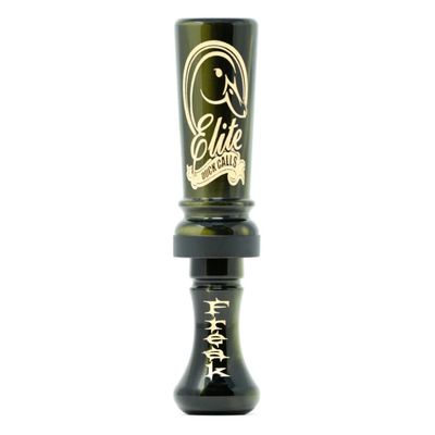 Acrylic Duck Call - Cache Series for Mallard, Wood Duck, Teal, Gadwall & Pintail - Single Reed or Double Reed Hunting Calls (The Freak - Single Reed, Venmon (Black Gold Pearl))
