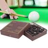 50pcs/Box Kit for Snooker & Pool Cues Sticks and Cues Replacement Tips, Red Leather Cues Tips, Billiard Accessory Kit, Cues Balls Control Tips view 2
