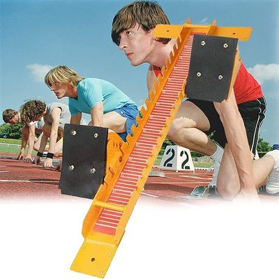 ELGADO Adjustable Starting Block, Athletics G2 ?Starting Block with Can Be Adjusted Freely, Strong and Durable, Not Easy to Rust for Application Plastic Track, Sand