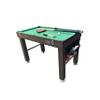 KICK Quad 48" 4-in-1 Multi Game Table (Brown)  Foosball, Billiards/Pool, Air Hockey & Table Tennis  Includes 4 Foosballs, Black ABS Handles, Stainless Steel Rods view 4