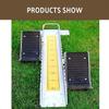 ELGADO Starting Block Athletics Track, Field Competition Runway Starting Device with Adjustable Foot Pedal, Rubber Pedal, Size: 70/15/5CM * 27.56/5.91/1.97in for School Competition view 2