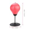 HERCHR Punching Speed Ball, 15cm Desktop PU Punching Speed Ball Stress Buster Punching Bag Stress Relief Adult Sport Boxing Training for Adult Training (red) view 2