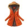 Womens Hooded Winter Coat Puffer Jacket Thicken Warm Parka Quilted Waterproof Down Coats Baggy Outerwear Faux Fur Coat view 1