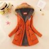 Womens Hooded Winter Coat Puffer Jacket Thicken Warm Parka Quilted Waterproof Down Coats Baggy Outerwear Faux Fur Coat view 2