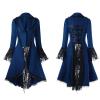 Back Stitching Vintage Bandage Overcoat Lace Waist Women Long-Sleeved Jacket Halloween Cosplay Vintage Women's Coat view 2
