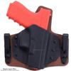 DIY Hybrid Holster Making Kit - KYDEX - (Black) - Cowhide Leather Backer - (Brown - 8-9oz) - (Small) - (Right Hand Carry) - (Fits Belts Up to 1.50 inches) - Inside-The-Waistband/IWB Holster Design view 3