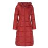 Long Puffer Jacket Womens With Hood Quilted Lightweight Winter Coat Down Jacket Packable Coat Padded Thickened Parka view 3