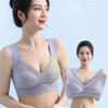 ACE4U Dotmalls Bras, Front Closure Lace Comfy No Wire Bras, Full Back Covera Comfortable Push up Bra (Color : Pink, Size : 4X-Large) view 3