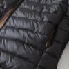 Gifts for All Women Lightweight Puffer Jacket Plus Size Quilted Coat Hooded Packable Fleece Winter Warm Waterproof Mid Length Coats view 4