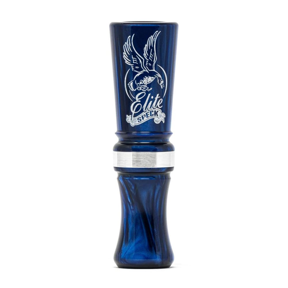 Elite Acrylic Specklebelly Goose Call  Hand-Tuned Short Reed Speck Call for Realistic Yodels, Murmurs & Moans  Field-Tested Waterfowl Call (Blue Pearl)