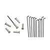 NORAZE 10PCS Multisizes Stainless Steel Bicycle Spokes with Nipples MTB Bicycles Spokes Wires Bike Repair Replacement Tool (Color : Silver, Size : 240MM) view 1