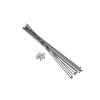 NORAZE 10PCS Multisizes Stainless Steel Bicycle Spokes with Nipples MTB Bicycles Spokes Wires Bike Repair Replacement Tool (Color : Silver, Size : 240MM) view 4
