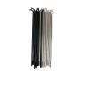 NORAZE 2PCS Bicycle Spoke 96mm 100mm 112mm Black White Silver with Cap (Color : 2PCS White, Size : 100mm) view 2