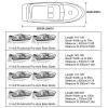 SYLALE Marine Accessories 600D Heavy Duty Open Boat Cover Trailerable V-Hull Marine Cover Waterproof Sunshade Dust-Proof Boat Mooring Cover(14-16Ft) view 2