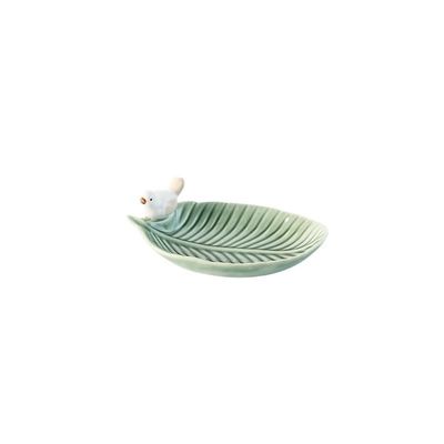 HXSCOO Nordic Style Ceramic Jewelry Display Plate Shooting Props Bird Jewelry Plate Bedroom Small Ornaments Trays Decorative (Color : D)