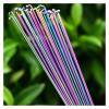 NORAZE Bicycle Spoke Wire Rainbow Spokes 26 27.5 29 Inch Spoke Spoke Cap Mountain/Road Bike 304 Stainless Steel 14G (Color : Rainbow, Size : 293MM X 10pcs) view 2