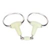 Horse Snaffle Bit, Rubber Wrapped Training Mouth Bit for Equestrian Riding with Flavor Design view 2