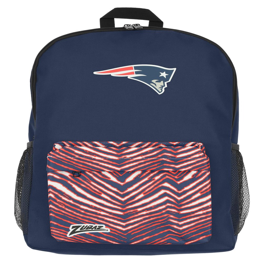 FOCO X ZUBAZ NFL Collab Zebra Printed Backpack, New England Patriots