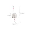Sosoport 6pcs Fishing Bait Trap Spring Lid Stainless Steel Cage for Smelt Eels Crabs Lobster Shrimp Crawfish view 4