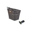 Bicycle basket Basil Bremen Rattan Look with KF stem holder 27 x 35 x 29 cm - brown, 19042 view 1