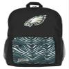 FOCO X ZUBAZ NFL Collab Zebra Printed Backpack, Philadelphia Eagles view 1