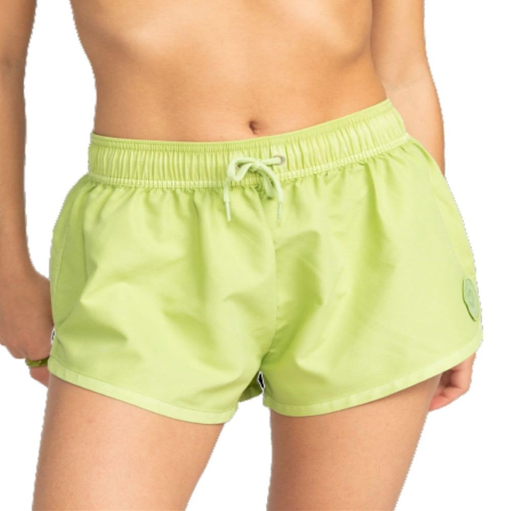 Roxy Women's Beach Shorts Loose Fitted, Elastic Waist Drawcord Swim Shorts, Quick-Dry Board Shorts, Margarita, X-Large