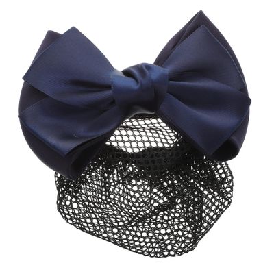 Beaupretty Stylish Bowknot Design Hairpin Women Hair Snood Elastic Hair Clips Bun Nets Snood