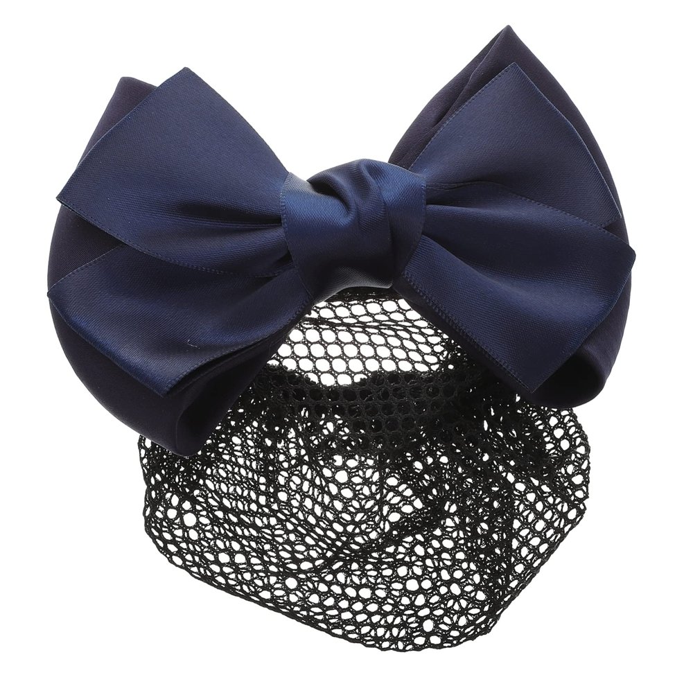 Beaupretty Stylish Bowknot Design Hairpin Women Hair Snood Elastic Hair Clips Bun Nets Snood
