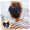 Beaupretty Stylish Bowknot Design Hairpin Women Hair Snood Elastic Hair Clips Bun Nets Snood view 3
