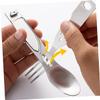 BESPORTBLE 3pcs 3 1 Meal Tool Cutlery Combination Fork Spoon Set Kitchen Utensil Multipurpose Cutlery Portable Camping Picnic Accessory view 2