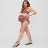 Motherhood Maternity Women's Standard Beach Bump Maternity 2 Piece Swimsuit Set UPF 50+ Pregnancy Swimwear, Sienna Dot view 2