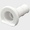 Impact Boat L-Head Fishing Drain 6224W | White Plastic 3/4 Inch Barbed view 1
