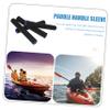 Kisangel 4pairs Pack Kayak Paddle Grips Sponge Non-Slip Accessories for Kayaking Kayak Grip Supplies Paddle Protector Cover view 2