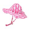Flap Happy Baby and Children's Floppy Hat UPF 50+, Highest Certified UV Sun Protection, Happy Pink Seahorses, X-Small view 1