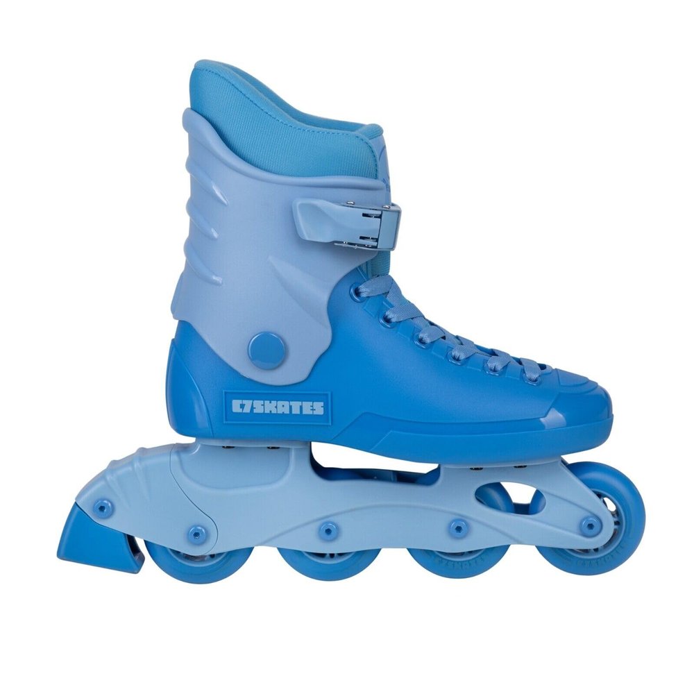 C SEVEN C7skates Nostalgic Adult Inline Skates for Women and Adult (Blue Haze, Women's 9 / Men's 8)