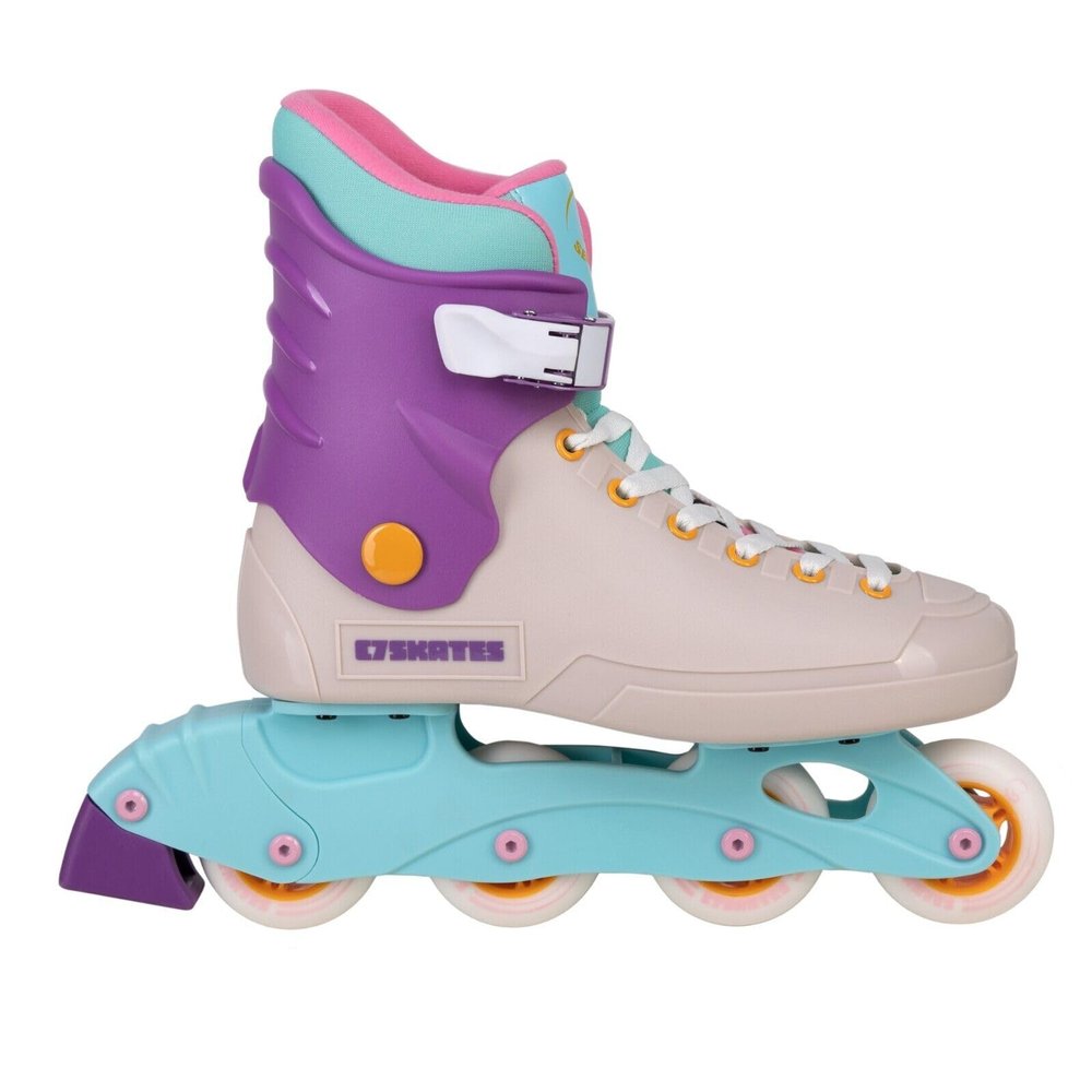 C SEVEN C7skates Nostalgic Adult Inline Skates for Women and Adult (Fusion, Women's 6 / Youth 5 / Men's 5)