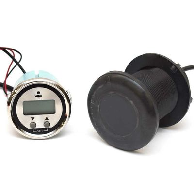 Veethree Boat Depth Finder Gauge 68921 | w/Airmar P19 Transducer 200 kHz