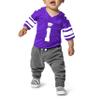 Little King NCAA Infant-Touchdown Pass-Team Football Jersey-Kansas State-Purple #1-6 Months view 1