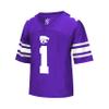 Little King NCAA Infant-Touchdown Pass-Team Football Jersey-Kansas State-Purple #1-6 Months view 3